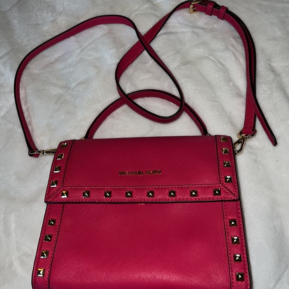 MICHAEL KORS hot pink hand/shoulder bag nwot - Picture 7 of 10